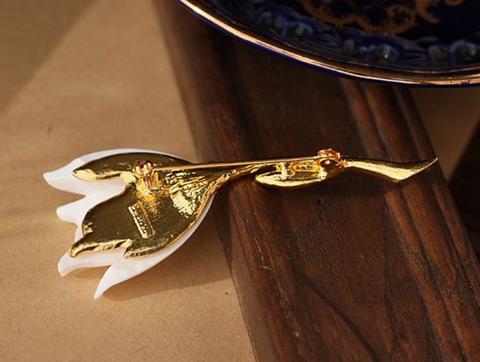 18g Weight Corsage, Brooches Classification Cocktail Party Occasion Alloy Material Tree, Flower Pattern All Seasons Season Women's Gender Retro Style Retro Pin Tree Flower Alloy Women's Corsage Brooches 7