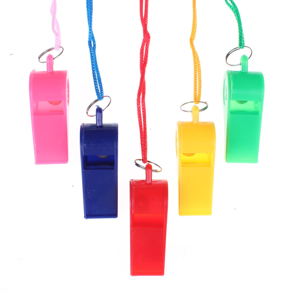 Sporting Goods Color Fans Whistle Whistle Children's Small Toys Cheer Up Sports Games Referee Plastic Whistle display picture 6