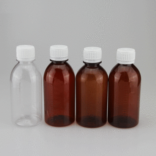 �S�����l200ml͸������ƿ ��ɫ�ǝ{ƿ Һ�w�̶�ƿ ֹ��ˮƿ