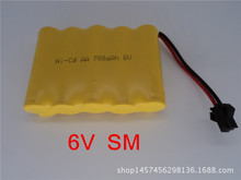 6V700mAh镍镉充电电池组遥控车电池5号AA电池