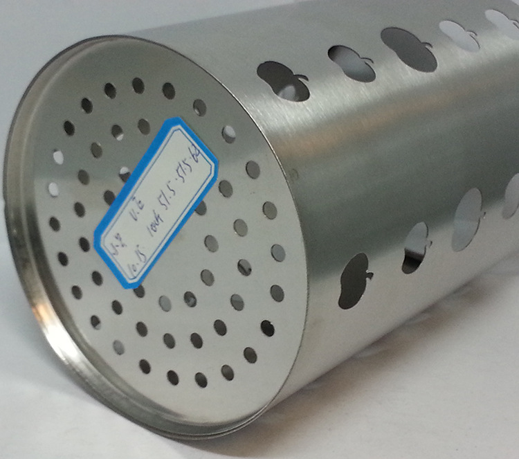 Factory direct sales of stainless steel chopstick cages, apple seat punching chopstick buckets, restaurant tableware buckets, cookware buckets detail image 10