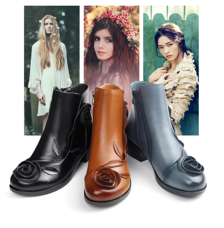 Bottes femme TRANQUILLEMENT en En cuir - Ref 3355123 Image 17