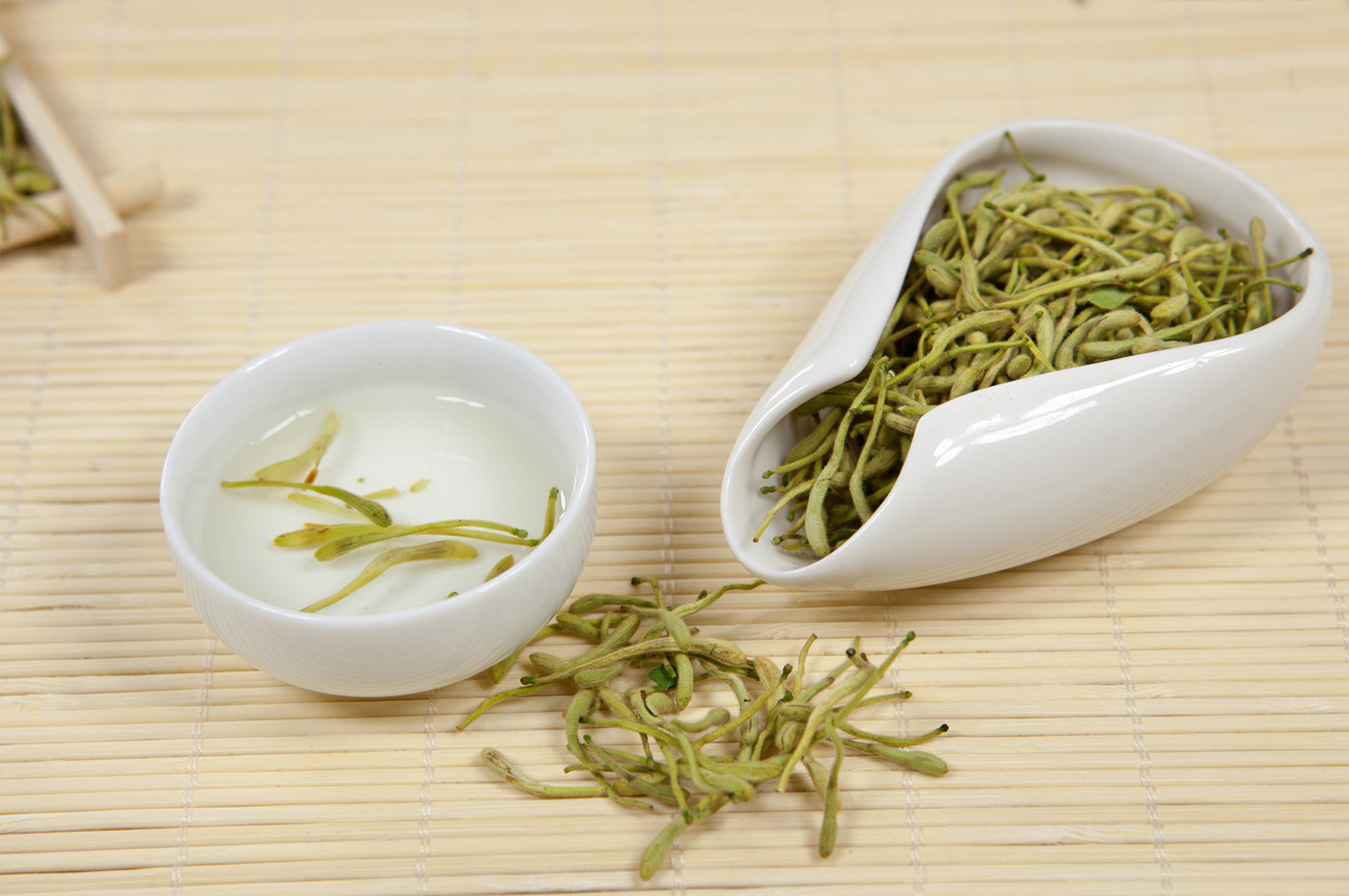 Dried Honeysuckle Flower Jin Yin Hua Loose Bulk Herbal Tea 500g specifications