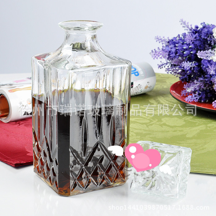 高档玻璃红酒瓶 自酿酒瓶 葡萄酒瓶容器 空酒瓶 密封储酒瓶 大号