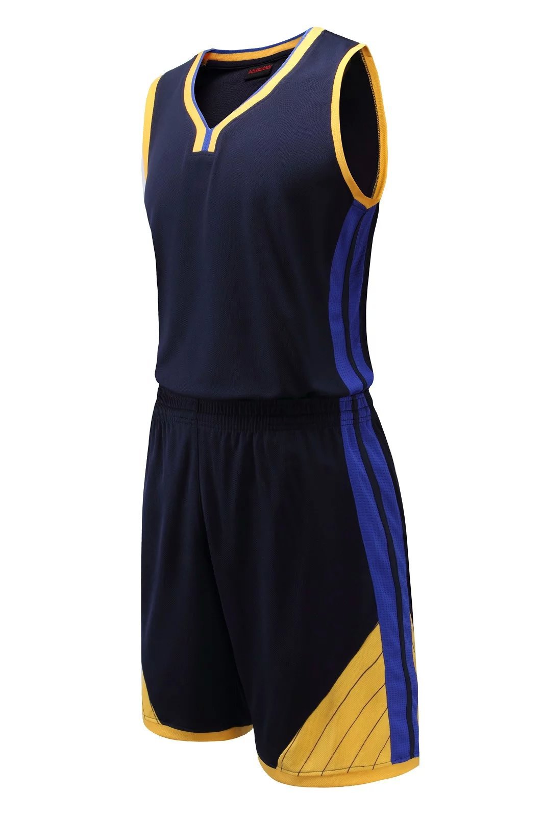 男子篮球服_勇士篮球队套装快干吸汗透气可印