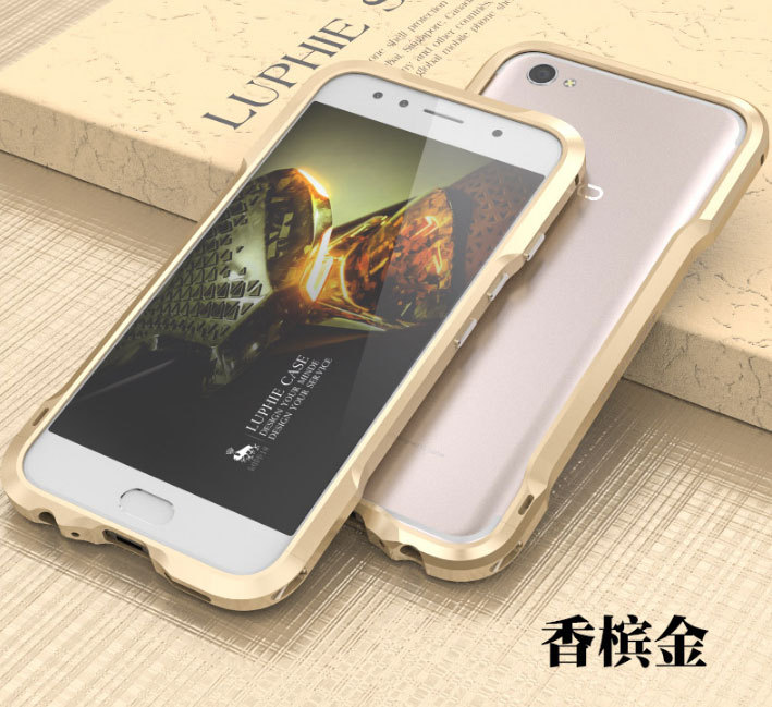 Luphie Incisive Sword Slim Light Aluminum Bumper Metal Shell Case for vivo X9s & vivo X9 & vivo V5 Plus