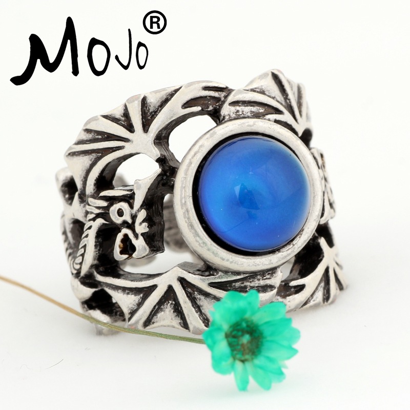 Factory Direct Sales New products stall supply temperature-sensitive jewelry hot selling temperature-sensitive color-changing Ring Ring Animation Creative