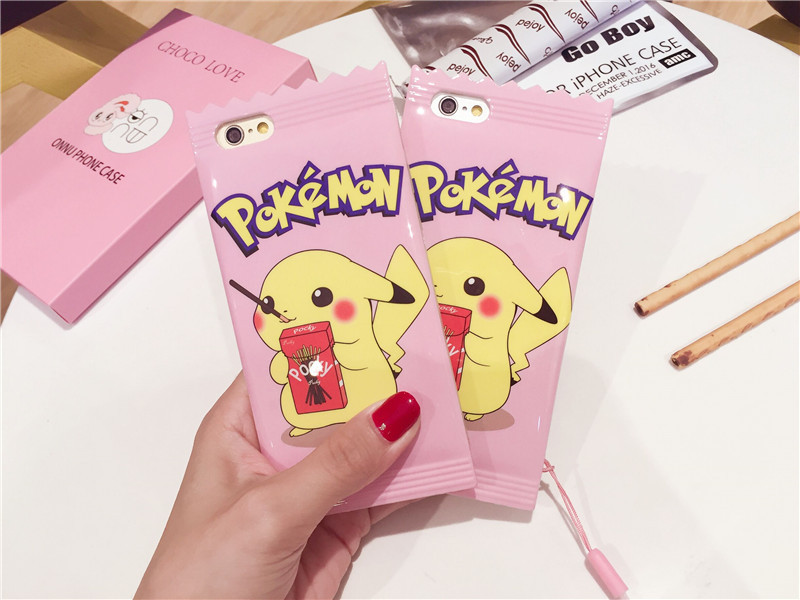 詳情_iphone6splus手機殼 IMD蘋果6糖果比卡丘