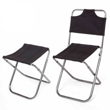 热销推荐户外折叠椅便携式超轻铝合金靠背凳钓鱼椅折叠凳子马扎