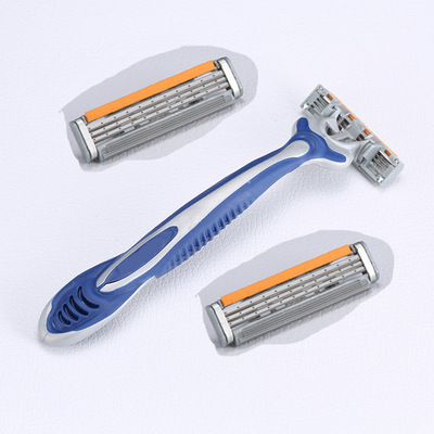 一次性剃须刀三层刀片活动刀头手动刮胡刀可切换刀头酒店用品
