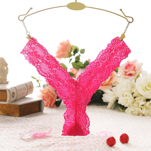 Lace Women's Panties Transparent Sexy Panties Women's Low Waist Thong Seamless Briefs