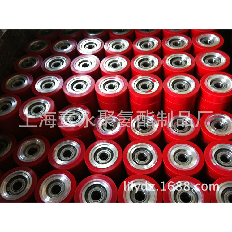 【月销500】聚氨酯行走轮水平轮  聚氨酯包胶轮