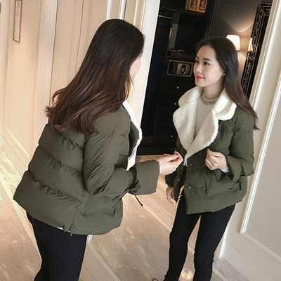 女式棉衣-2016新款冬装女装短装小袄外套棉服