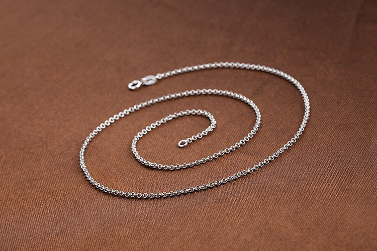 S925 Silver Cross Chain Necklace