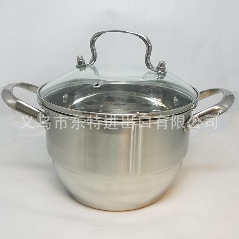 Factory direct sales of stainless steel soup POTS, household multi-purpose high soup POTS, non-magnetic high-end gift soup POTS detail image 2