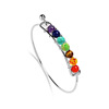 Round beads, onyx bracelet for yoga, accessory, 6mm, European style