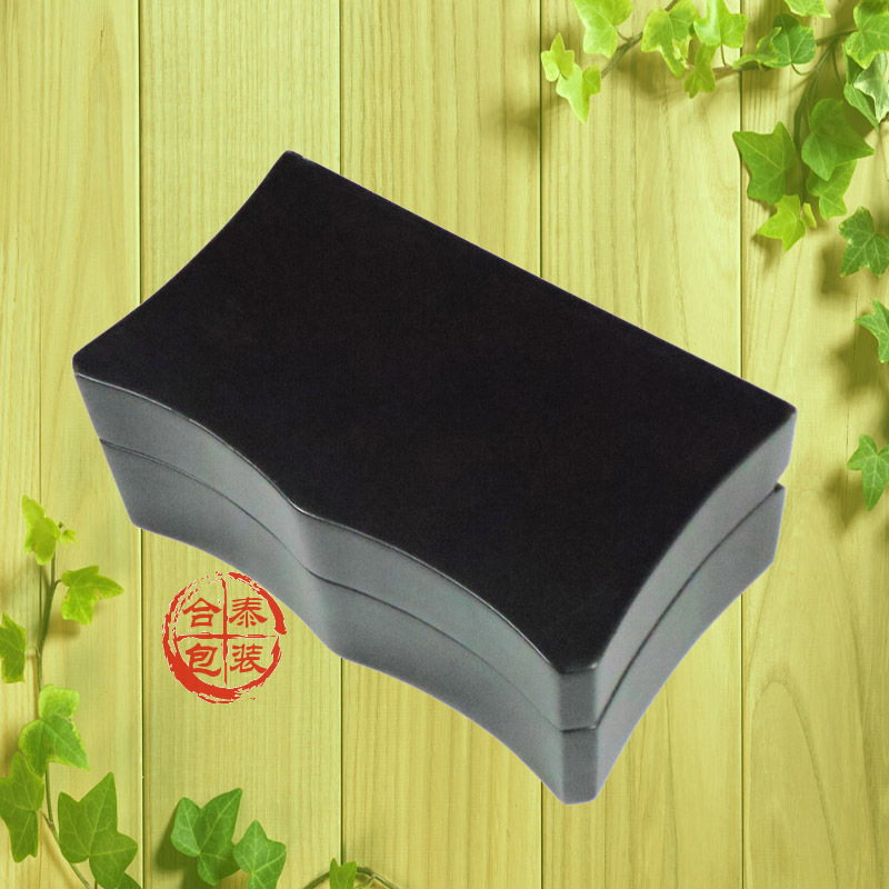 【合泰特供】黑色口琴、新款眼镜盒 烤漆木盒 木制异型礼品盒|ru