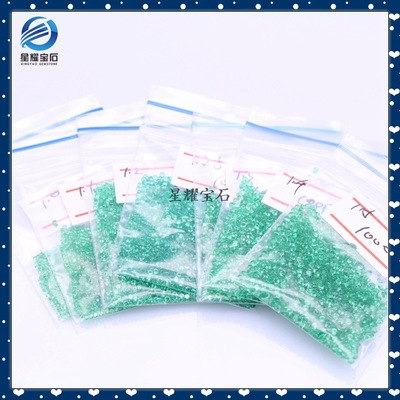 Nanogems圆形绿尖晶宝石0.8-3.0mm 耐高温 不掉色 蜡镶专用