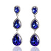 Earrings, shiny accessory, crystal earings, 2020