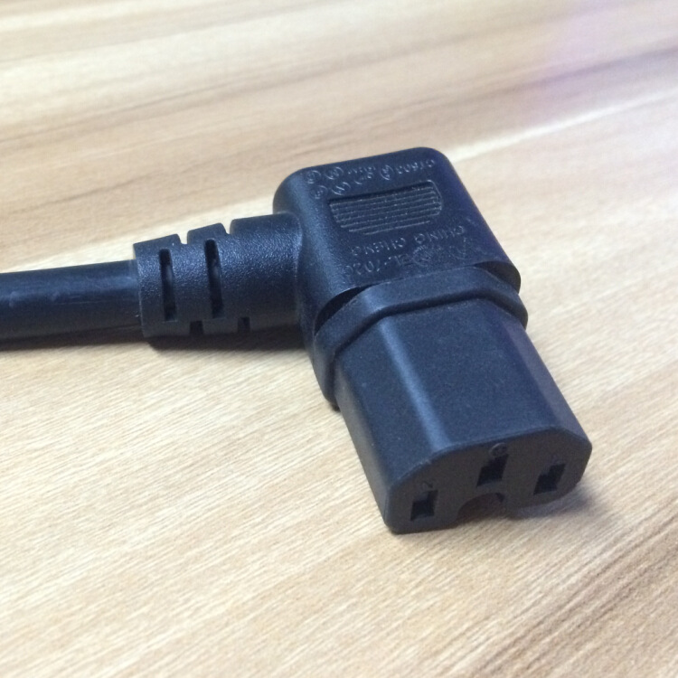 90度耐高温品字尾 欧洲美规连接器 C13 插头电源线