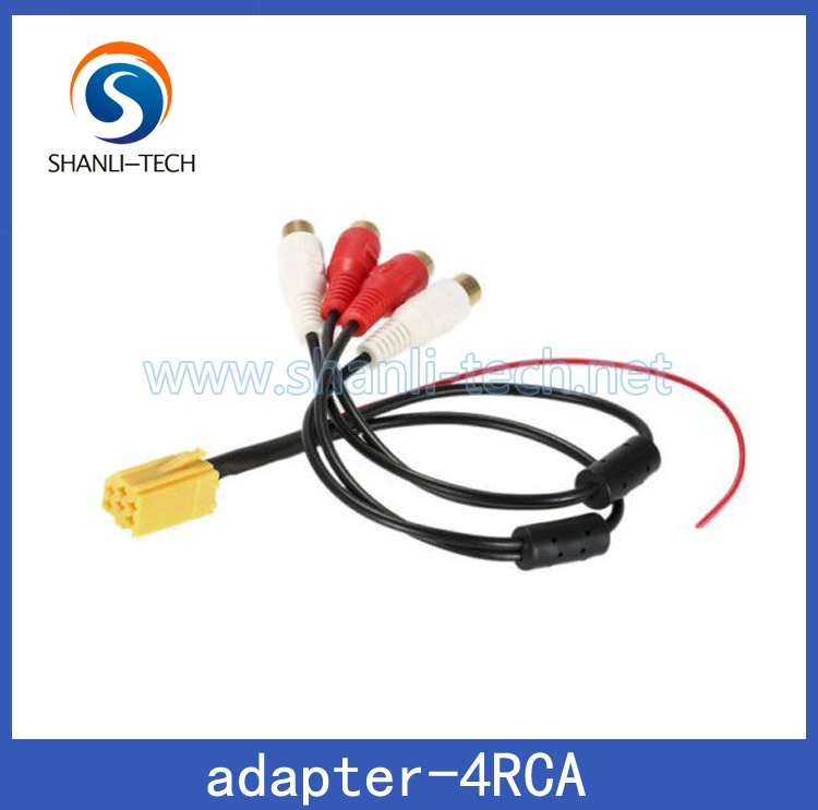 Для серии Volkswagen 4RCA AUX Для сабвуфера Audi, VW, Becker, SEAT