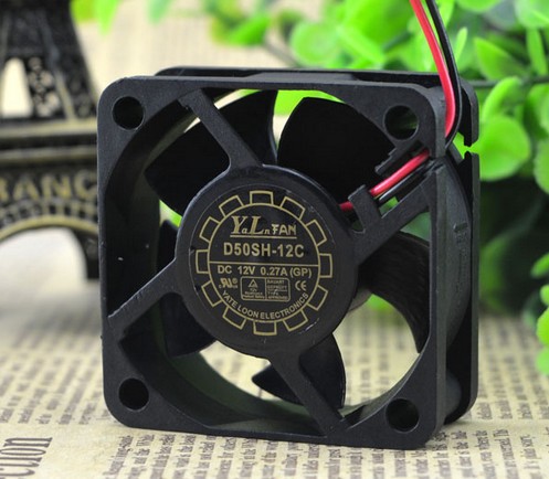 全新 悦伦Y.L.FAN D50SH-12(M-S01) 12V 0.27A 5CM/厘米散热风扇