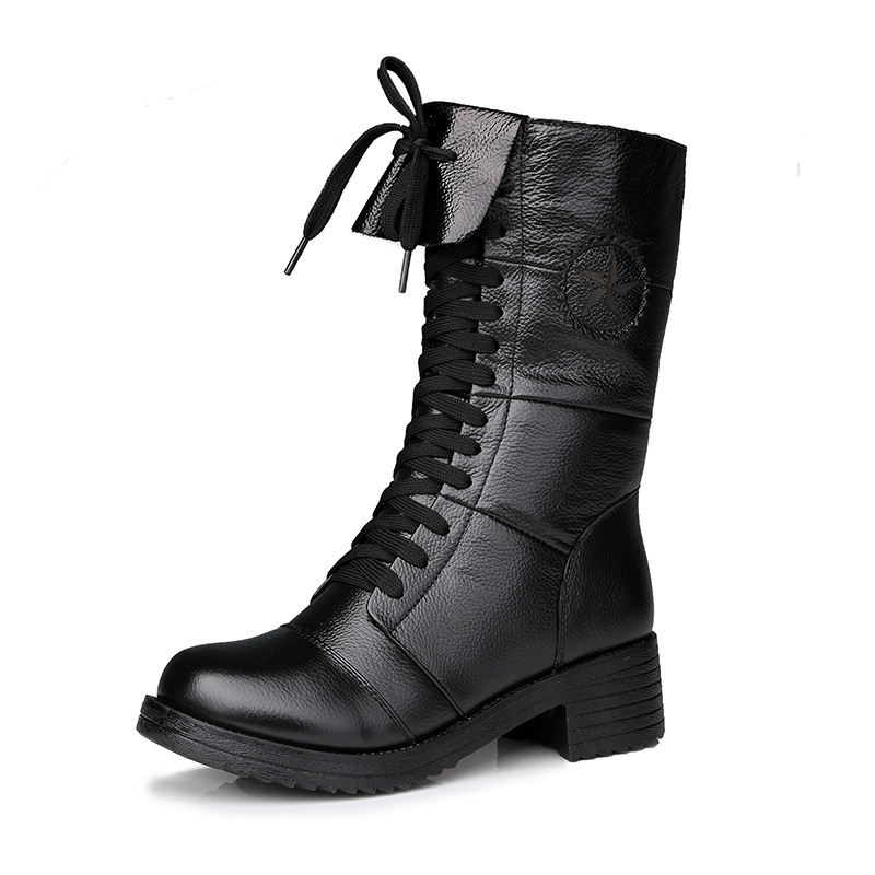 Bottes femme en En cuir - Ref 3354728 Image 3