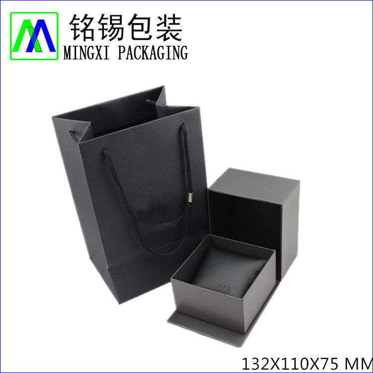 广东手表盒工厂依波同款手表包装盒子 含手提袋批发表盒子