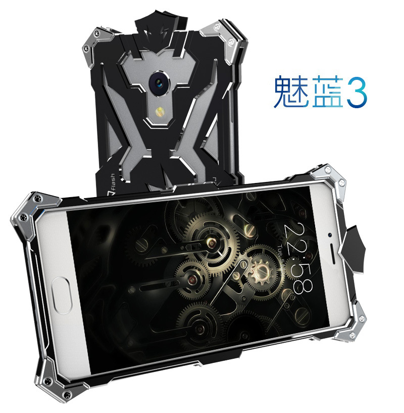 SIMON THOR Aviation Aluminum Alloy Shockproof Armor Metal Case Cover for MEIZU M3e | MEIZU M3