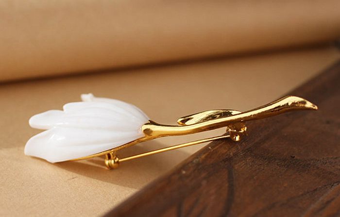 18g Weight Corsage, Brooches Classification Cocktail Party Occasion Alloy Material Tree, Flower Pattern All Seasons Season Women's Gender Retro Style Retro Pin Tree Flower Alloy Women's Corsage Brooches 6