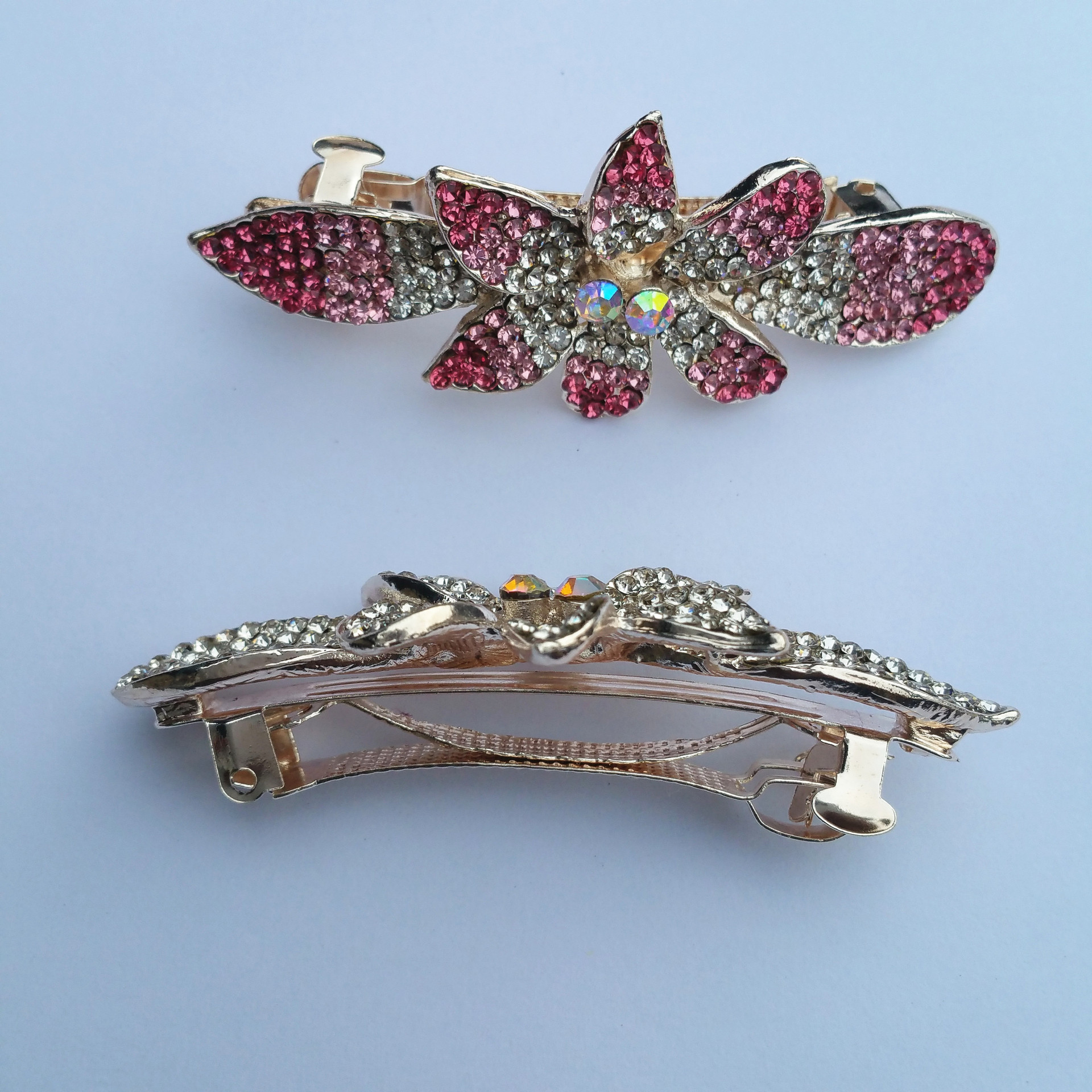 Creative Diamond Hairpin Hair Clip Top New Women'S Flower Hair Clips Factory Wholesale Navy