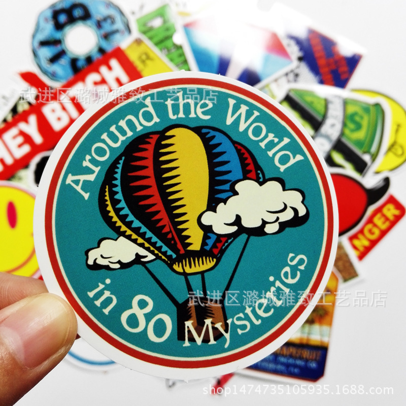 car sticker 50张款式不重复随机组合汽车贴纸 个性外贸涂鸦贴-阿里巴巴