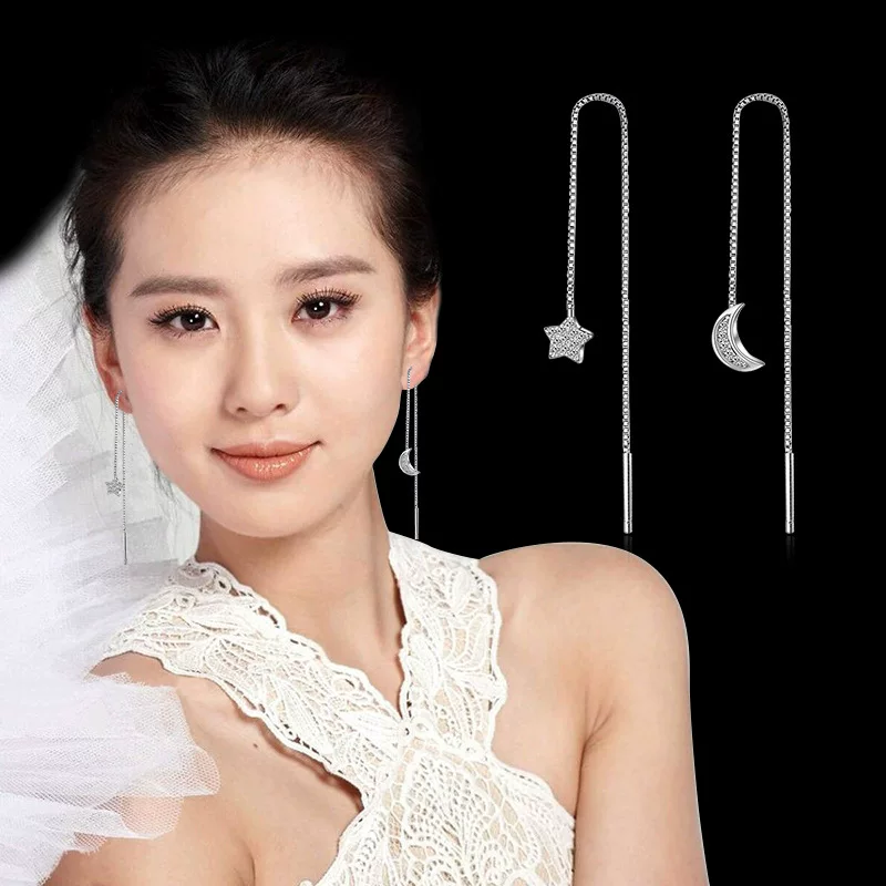 Earrings, Korean style, wholesale