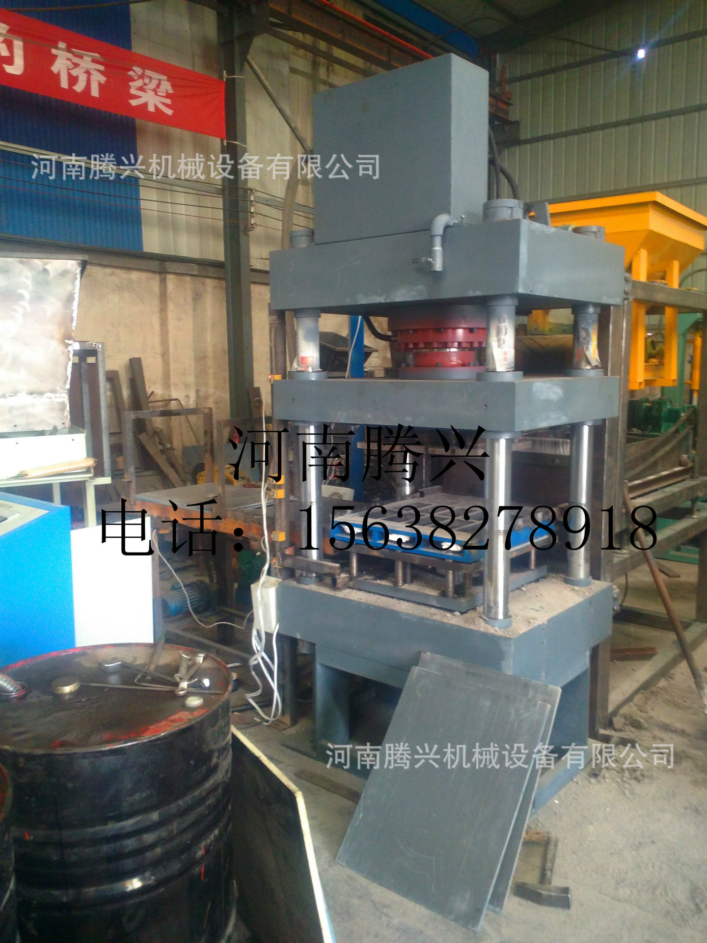 厂家直销全自动静压机 支撑桥梁垫块机 水泥面包马路花砖设备