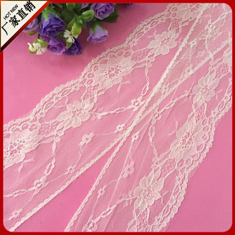 福建工厂直供9cm无弹力蕾丝花边 尼龙花边 服装内衣专用花边