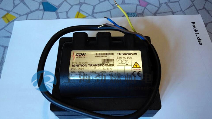 意大利 科菲COFI点火变压器 TRS820P/39  1*8kv 燃烧器高压包