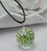 Fashionable plant lamp, glossy necklace, pendant, Aliexpress, ebay