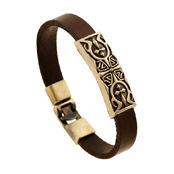 Vintage woven leather bracelet