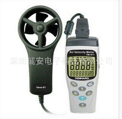 台湾泰玛斯TM-404数字式风速仪风速风量仪叶轮式风速计
