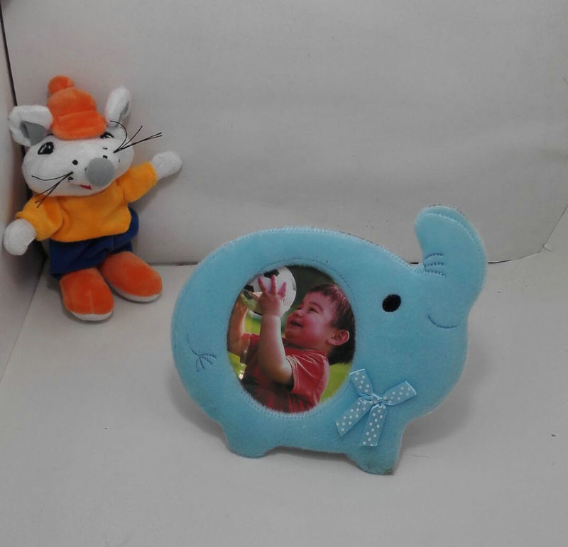 Cute and exquisite children's cartoon plush photo frame plush animal photo frame creative stage photo frame