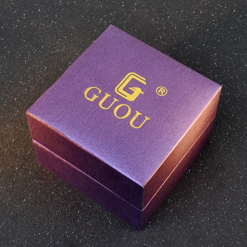 Marsali Guou watch box, original packaging, accessories area
