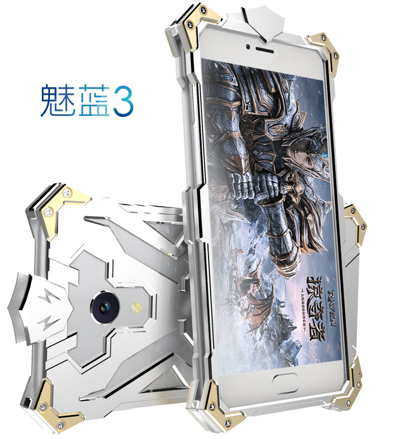 SIMON THOR Aviation Aluminum Alloy Shockproof Armor Metal Case Cover for MEIZU M3e | MEIZU M3
