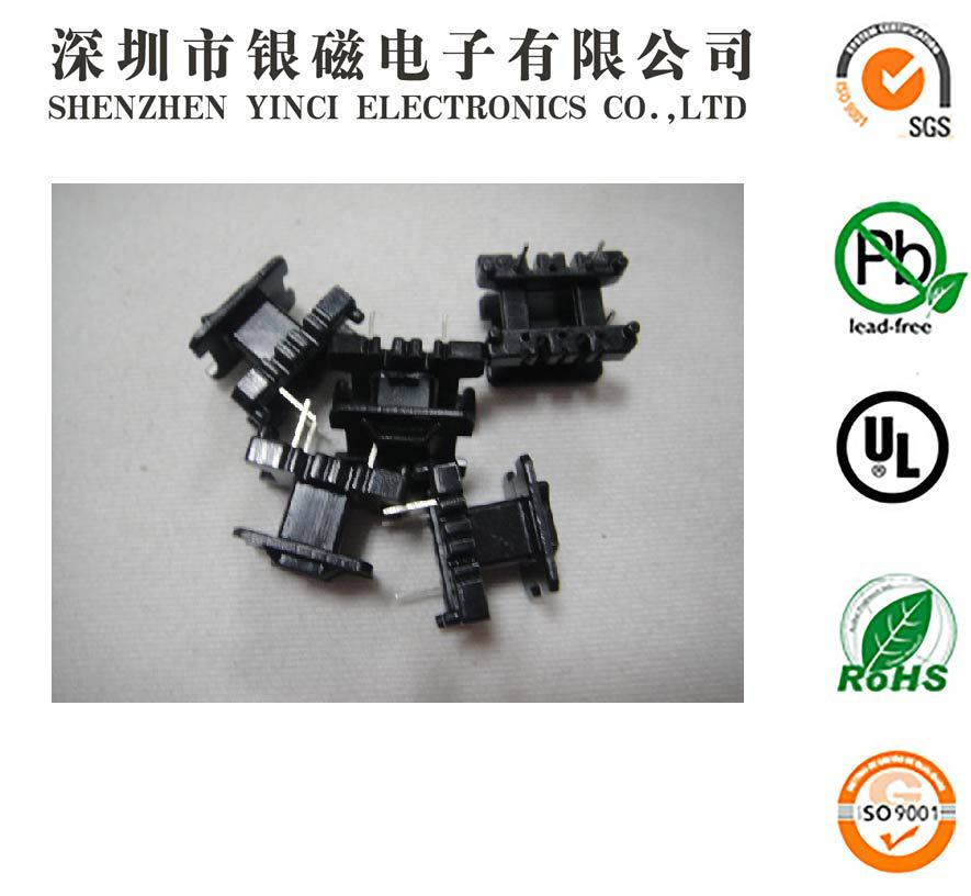 YC-EF-1607 立式3+3P变压器、电感线圈、塑胶骨架，