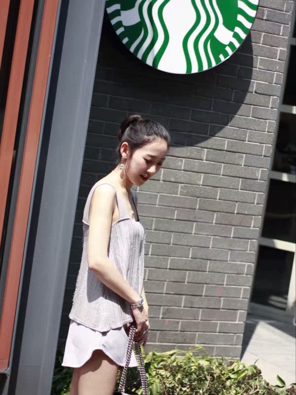 ASM 亮絲款背心+連衣裙 (9)