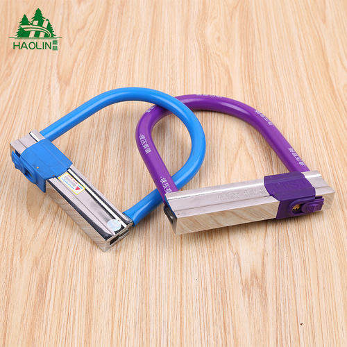 [Direct supply from the manufacturer] Waterproof U-shaped lock, anti-hydraulic shear electric vehicle anti-theft lock, motorcycle lock U-shaped lock