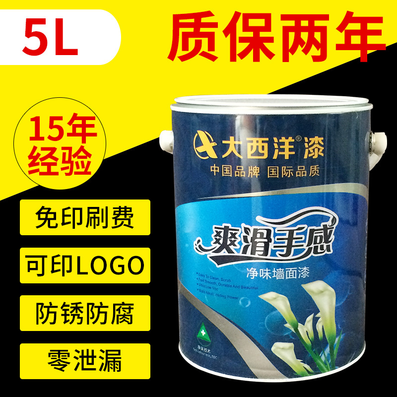 5L马口铁涂料桶化工桶 金属涂料桶  不锈钢油桶油漆铁桶 可定制
