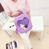 Cute soft retro backpack, school bag, South Korea, suitable for teen