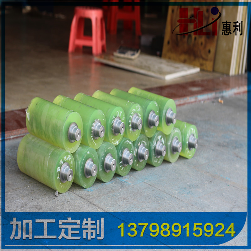 wholesale pu Cots Roller Assembly line parts Plastic bag roller