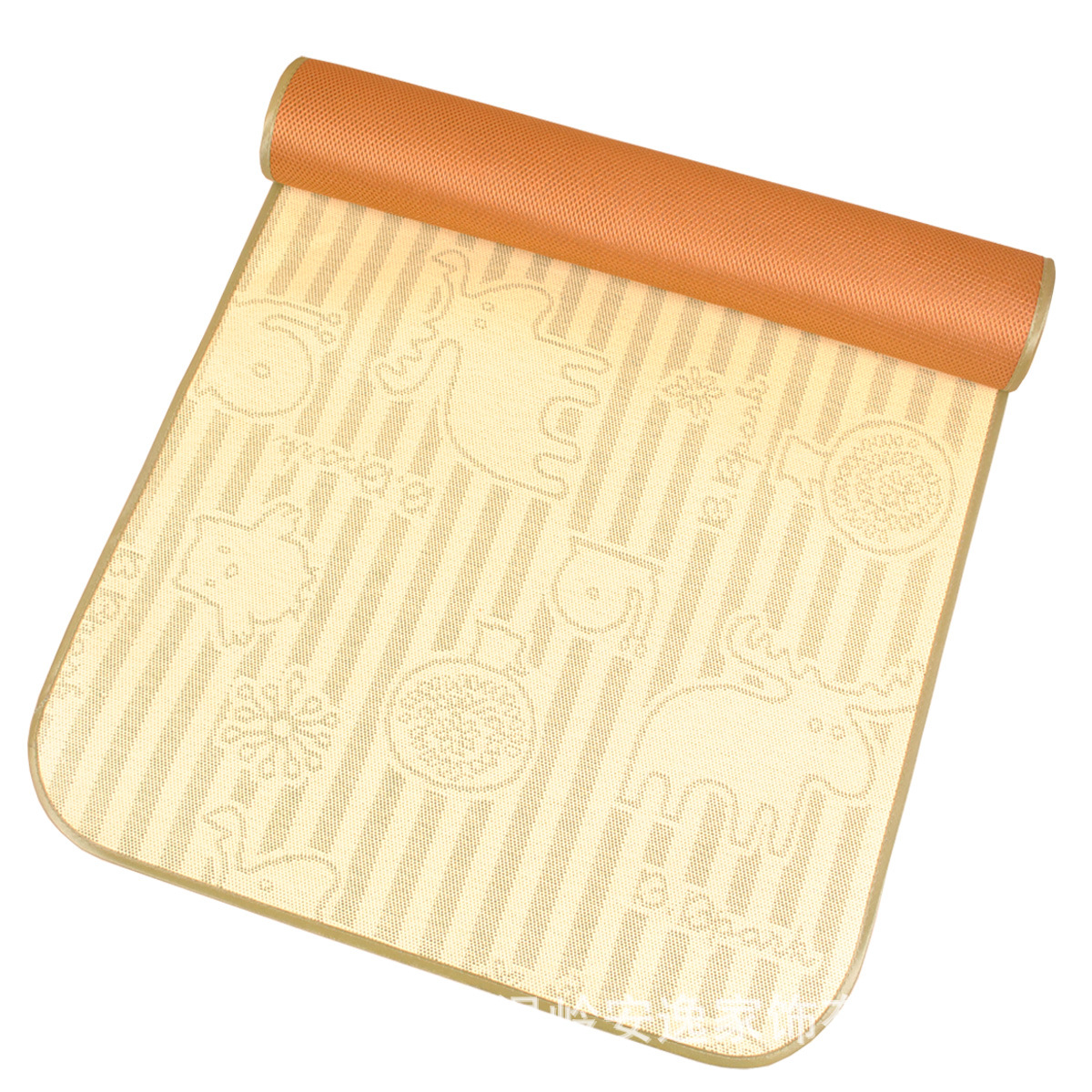 Factory Direct Sales Kindergarten Baby Children's Straw Mat Crib Mat Linen Bamboo Charcoal Mat Baby Child Mat