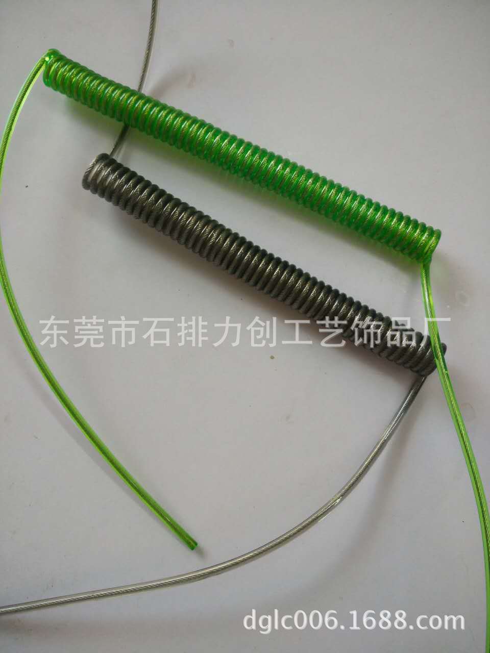 专业生产包钢丝弹簧绳 包芯工具绳 检具绳